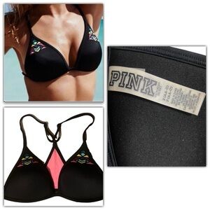 Geometric print bikini top from PINK by VS